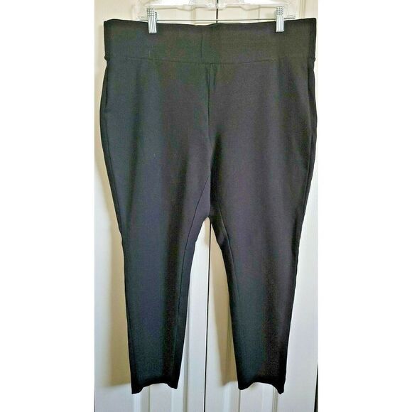Torrid 2 Ladies Black Slim Fix Leggings Size 2X Stretchy Pull‎ On Comfortable - Picture 2 of 6